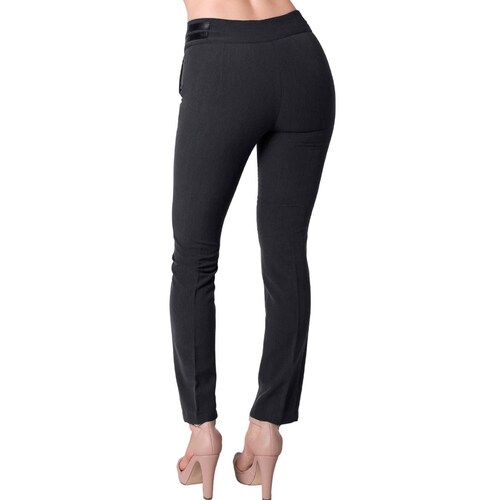 Pantalón Mujer Vestir Recto Gris Barbary 65703003 Oxford 15