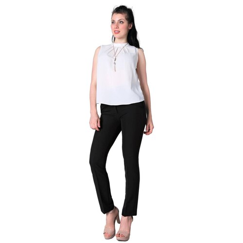 Pantalón Mujer Vestir Recto Negro Barbary 65703002 11