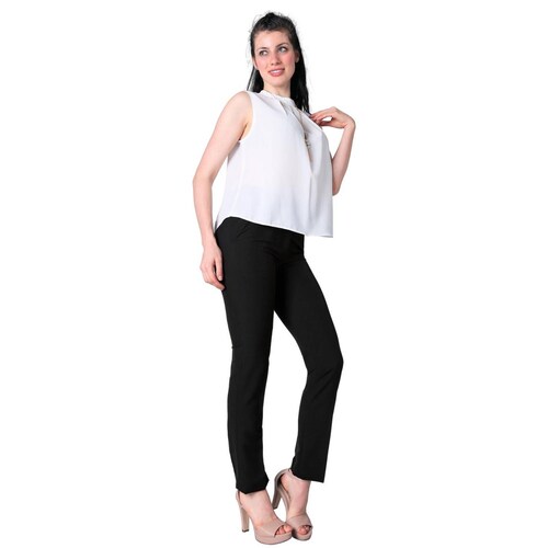 Pantalón Mujer Vestir Recto Negro Barbary 65703002 11