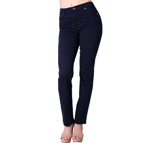 Pantalón Mujer Casual Recto Azul Oggi 59102050 Marino 15