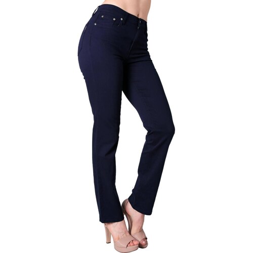 Pantalón Mujer Casual Recto Azul Oggi 59102050 Marino 15