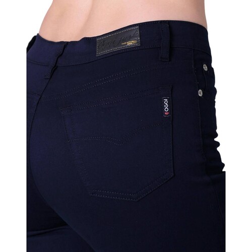 Pantalón Mujer Casual Recto Azul Oggi 59102050 Marino 15