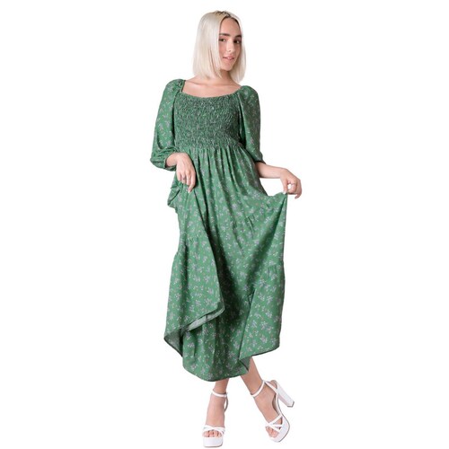 Vestido Mujer Casual Verde Stfashion 64104728 .
