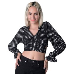 Blusa Mujer Negro Stfashion 64104682 .