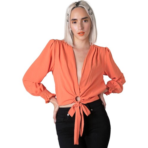Blusa Mujer Naranja Stfashion 64104669 .