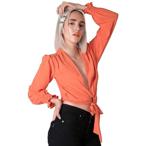 Blusa Mujer Naranja Stfashion 64104669 .