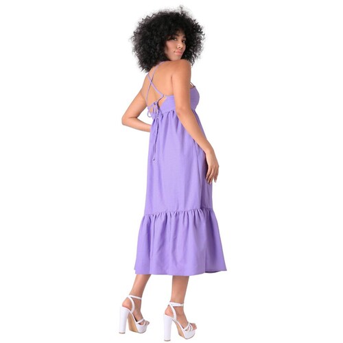 Vestido Mujer Casual Morado Stfashion 64104824 .