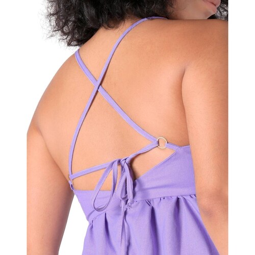 Vestido Mujer Casual Morado Stfashion 64104824 .