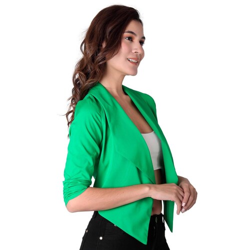 Saco Mujer Formal Blazer Verde Stfashion 79304634 .