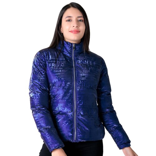 Chamarra Mujer Azul Roosevelt 50104864 
