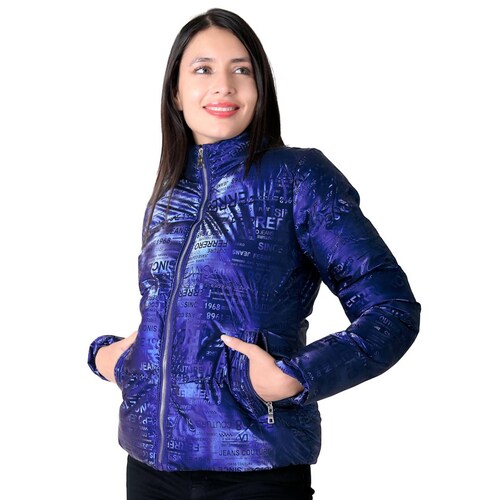 Chamarra Mujer Azul Roosevelt 50104864 