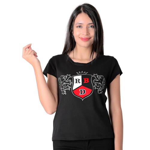 Playera Mujer Moda Camiseta Negro Rbd Rebelde 58204866 .