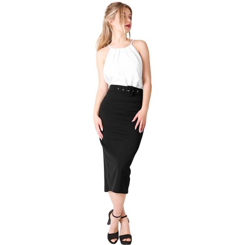 Falda Mujer Negro Stfashion 79305020 .
