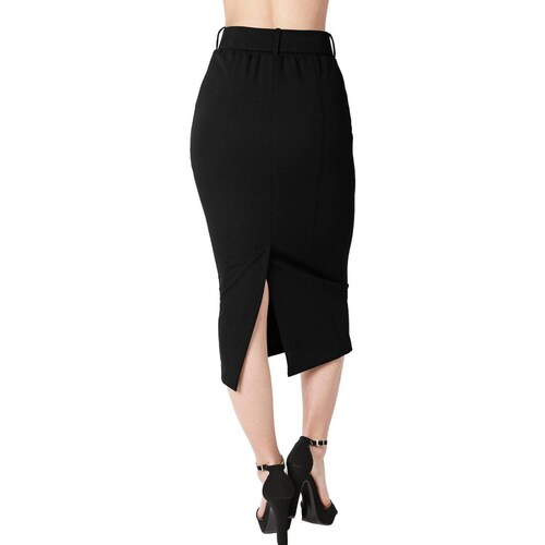 Falda Mujer Negro Stfashion 79305020 .