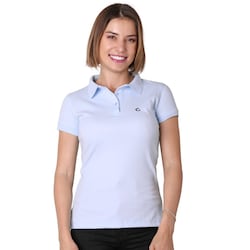 Playeras Polo Blanca Mujer