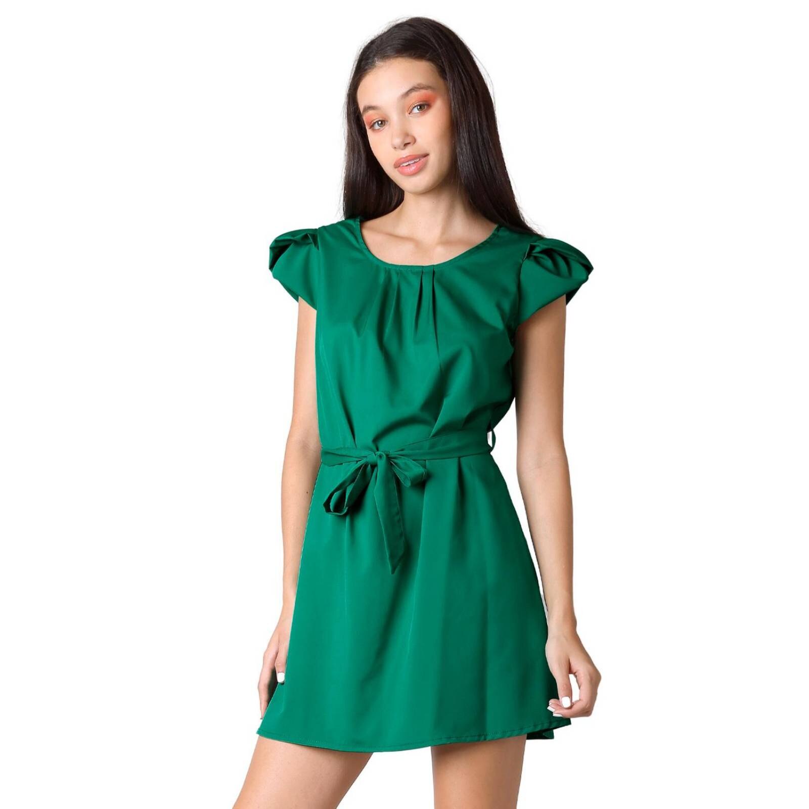 Vestido Mujer Casual Verde Stfashion 79305014