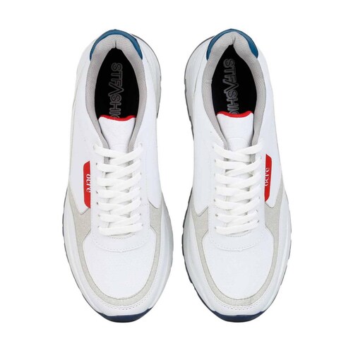 Tenis Hombre Casual Blanco Stfashion 12503903 .