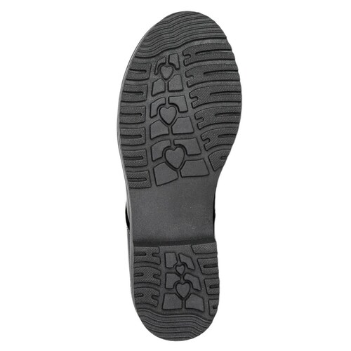 Zapato Mujer Oxford Casual Tacón Negro Stfashion 00303209 .