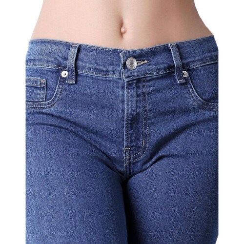 Jeans Mujer Basico Recto Azul Oggi Yess 59105010 