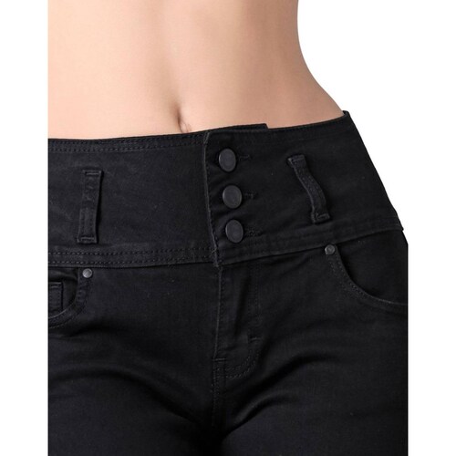 Jeans Mujer Moda Skinny Negro Furor Cartagena 62106828 