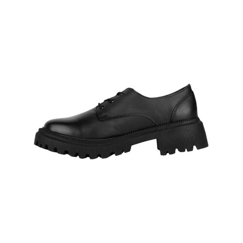 Zapato Mujer Oxford Vestir Negro Piel Stfashion 03004100 