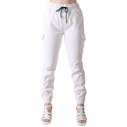Pantalón Mujer Moda Jogger Blanco Furor 62107003 