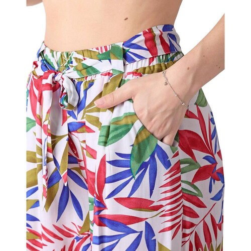 Pantalón Mujer Moda Recto Crema Stfashion 79305062 