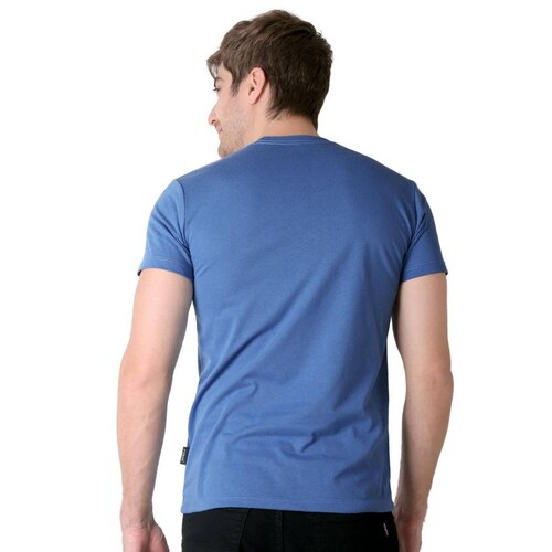 Playera Hombre Moda Camiseta Azul Furor 62107023 