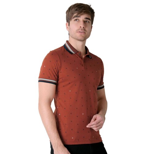 Playera Hombre Moda Polo Rojo Stfashion 71605003 