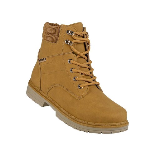 Botin Mujer Casual Tacon Mostaza Torrente 14704113 