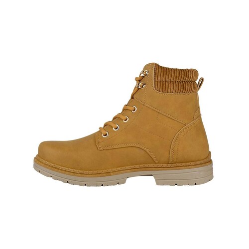 Botin Mujer Casual Tacon Mostaza Torrente 14704113 