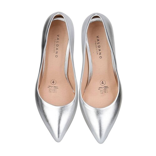 Zapatilla Mujer Tacón Plata Valdano 01404100 