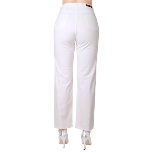 Pantalón Mujer Casual Recto Blanco Stfashion 53705000 