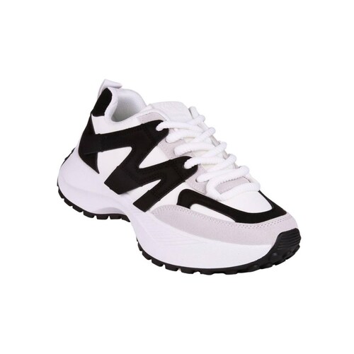 Tenis Mujer Casual Negro Via Urbana 06804100 