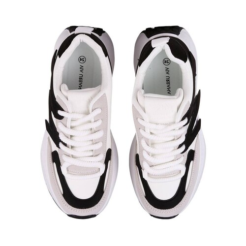 Tenis Mujer Casual Negro Via Urbana 06804100 