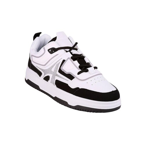 Tenis Hombre Casual Blanco Negro Via Urbana 06804122 