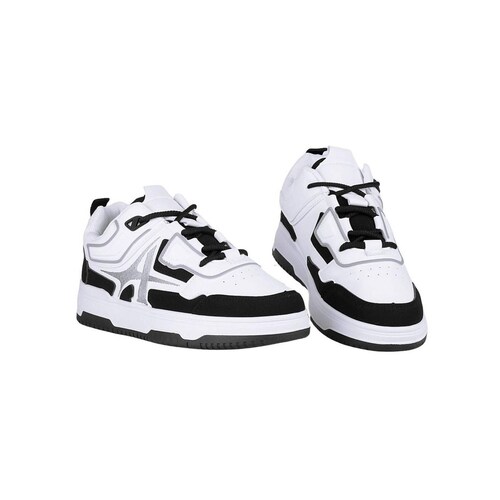 Tenis Hombre Casual Blanco Negro Via Urbana 06804122 