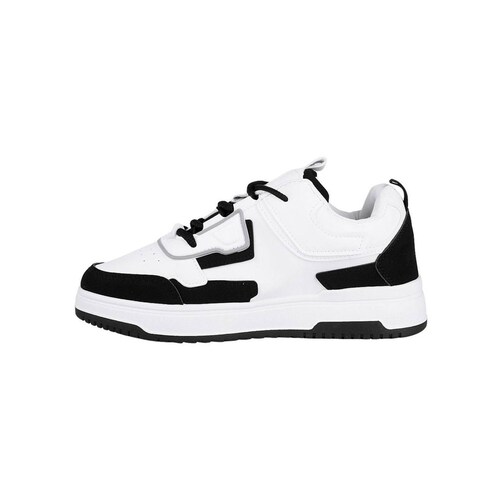 Tenis Hombre Casual Blanco Negro Via Urbana 06804122 