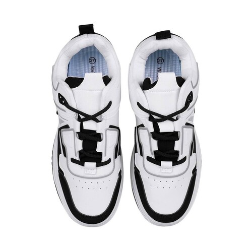 Tenis Hombre Casual Blanco Negro Via Urbana 06804122 
