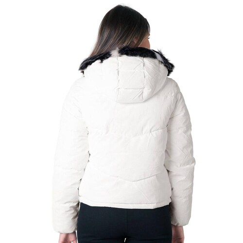 Chamarra Mujer Con Capucha Blanca Roosevelt 50105233 
