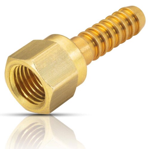 Conexión giratoria espiga para manguera 1/4 x Espiga 