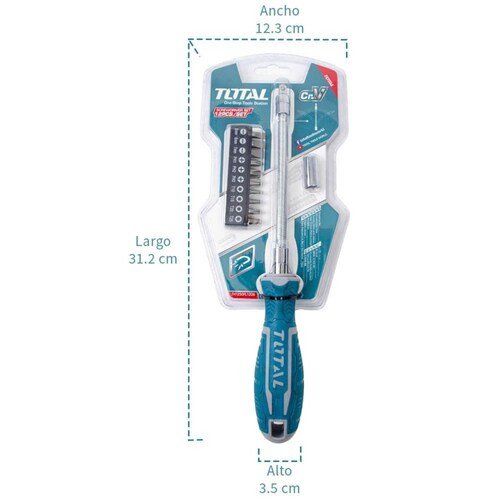 Juego de desarmador flexible con 12 piezas 