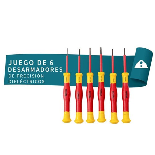 Juego de 6 desarmadores dieléctricos de precisión 