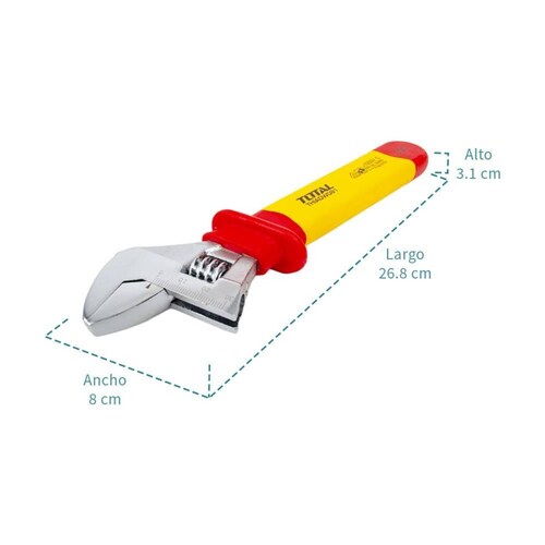 Llave ajustable dieléctrica 8 