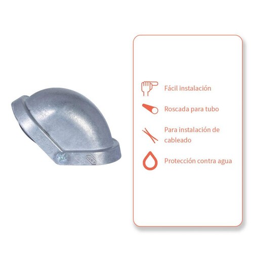 Mufa para acometidas de 1 1/4" 