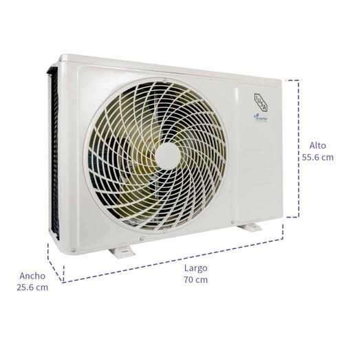 Aire Acondicionado, Frio Y Calor 115 V, 1 Ton, Inverter, Mini Split 