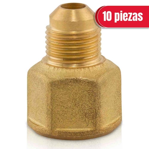 Niple campana 3/8 x 1/2 10 pzas 