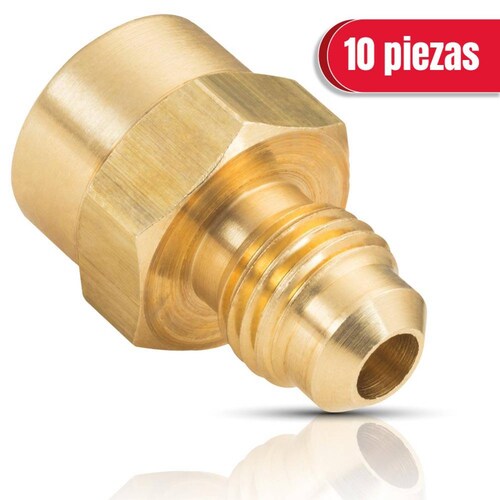 Campana niple ligera 3/8 x 3/8 10 pzas 