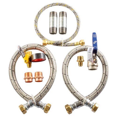 Kit Calentador de Depósito Primo Gas Natural + Kit de Instalación 