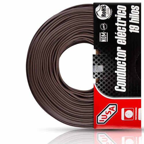 Cordón flexible tipo POT (SPT) 12 AWG color café 